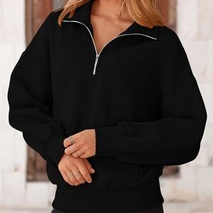 Pretty Garden Half Zip Sweater | SIZE M